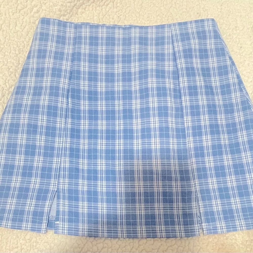 Cute blue mini skirt